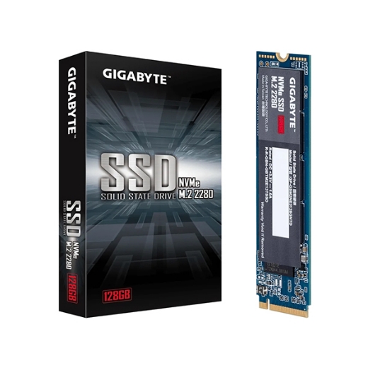 Ổ SSD Gigabyte 128Gb GP-GSM2NE3128GNTD PCIe 3x4 NVMe™ M2-2280 (Đọc: 1550MB/s;Ghi 550Mb/s)