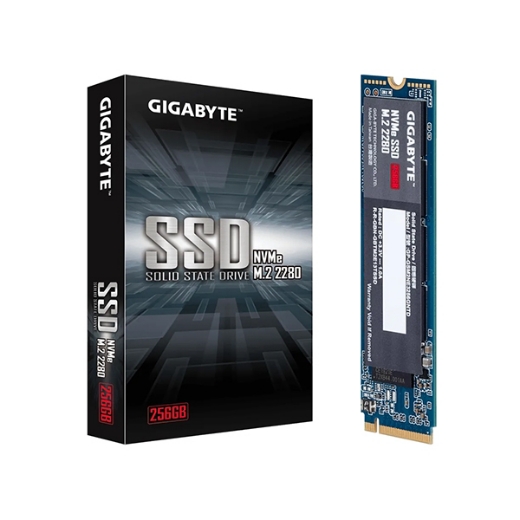 Ổ SSD Gigabyte 256Gb GP-GSM2NE3256GNTD PCIe NVMe™ 3x4 M2-2280 (Đọc: 1700MB/s;Ghi 1100Mb/s)