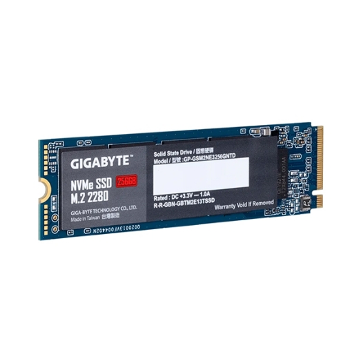 Ổ SSD Gigabyte 256Gb GP-GSM2NE3256GNTD PCIe NVMe™ 3x4 M2-2280 (Đọc: 1700MB/s;Ghi 1100Mb/s)