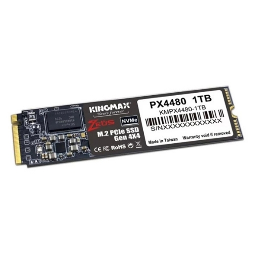 Ổ SSD Kingmax PX4480 1Tb NVMePCIe Gen4x4 M.2 2280 (đọc: 5000MBps /ghi: 4400MBps)
