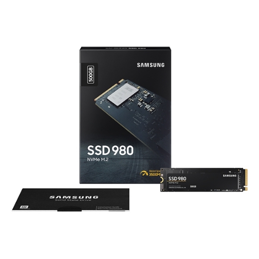 Ổ SSD Samsung 980 500GB PCIe NVMe M2.2280 MZ-V8V500BW (đọc: 3100MB/s /ghi: 2600MB/s)