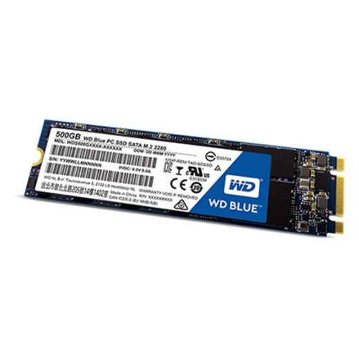 Ổ SSD Western Blue 500Gb M2.2280 (đọc: 560MB/s /ghi: 530MB/s)
