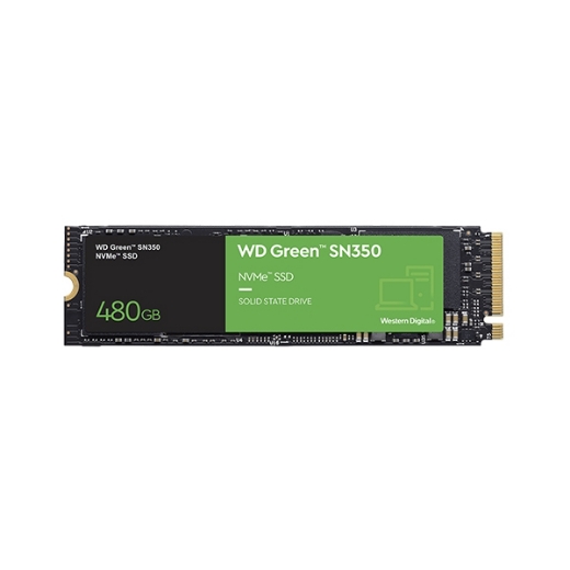 Ổ SSD Western Green SN350 480Gb PCIe NVMe™ Gen3x4 M2-2280 (đọc: 2400MB/s /ghi: 1650MB/s)