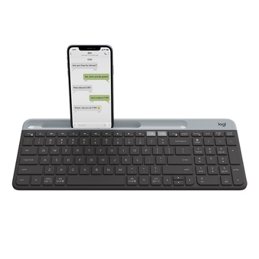 Bàn phím không dây Logitech K580 Slim Màu đen ( Wireles, Bluetooth)