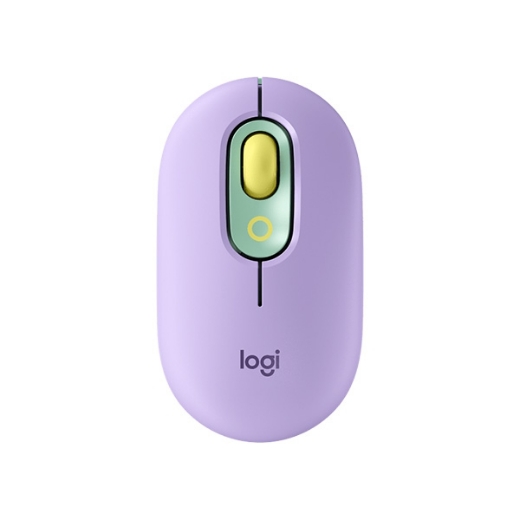 Chuột không dây Logitech POP with Emoji Màu tím (Bluetooth, Wireless)
