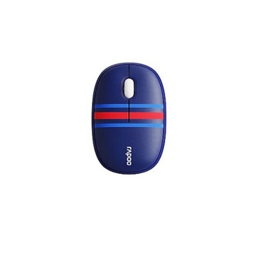 Chuột không dây Rapoo M650 Silent France màu Blue Red (Bluetooth, Wireless)