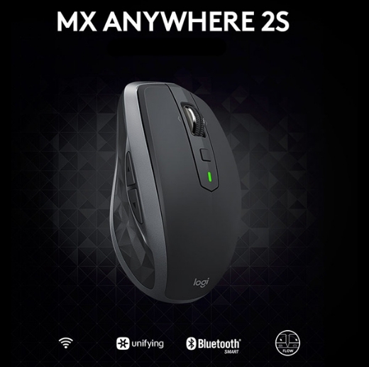 Chuột không dây Logitech MX Anywhere 2S (Bluetooth, Wireless, 4000dpi, pin sạc)