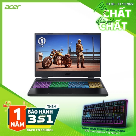 Laptop Acer Nitro Tiger AN515 58 52SP NH.QFHSV.001 (Core i5-12500H/8Gb/512Gb SSD/15.6