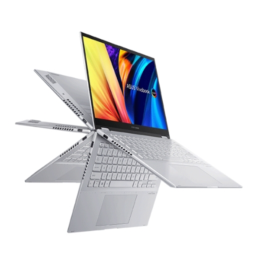 Laptop Asus Vivobook Flip TP3402ZA-LZ159W (Core i5 12500H/ 8GB/ 512GB SSD/ Intel Iris Xe Graphics/ 14.0inch WUXGA/ Windows 11 Home/ Silver/ Vỏ nhôm)