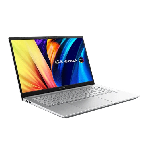 Laptop Asus Vivobook Pro 15 OLED M6500QC-MA005W (R7-5800H/ 16GB/ 512GB SSD/ 15.6 OLED 2.8K/ RTX 3050 4GB DDR6/ Win11/ Silver)