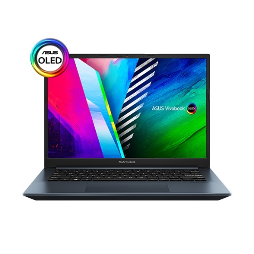 Laptop Asus Vivobook Pro M3401QA-KM040W (R7-5800H/ 8GB/ 512GB SSD/ 14 OLED WQXGA+/ AMD Radeon/ Win11/ Xanh xám)