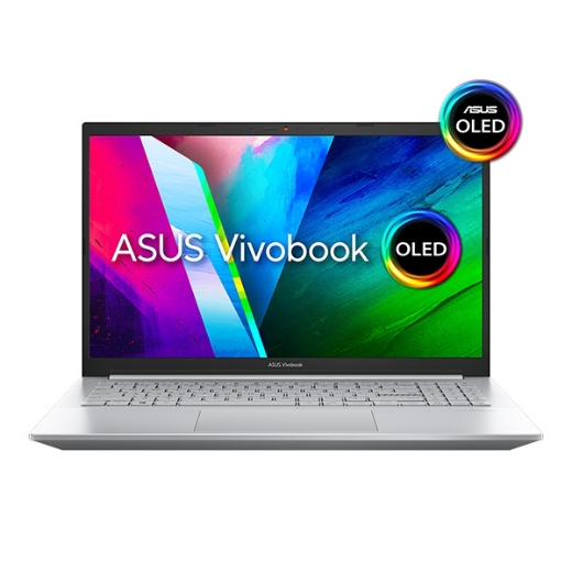 Laptop Asus Vivobook Pro M3500QC OLED R7-5800H/ 16GB/ 512GB SSD/ 15.6 OLED FHD/ RTX3050 Max Q 4GB/ Win11/ Silver (L1327W)