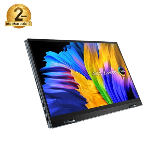 Laptop Asus Zenbook Flip 14 OLED UP5401ZA-KN005W (I5-12500H/ 8GB/ 512GB SSD/ 14 OLED 2.8K/ VGA Onboard/ Win11/ Grey)