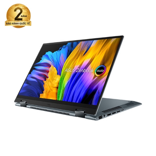 Laptop Asus Zenbook Flip 14 OLED UP5401ZA-KN005W (I5-12500H/ 8GB/ 512GB SSD/ 14 OLED 2.8K/ VGA Onboard/ Win11/ Grey)