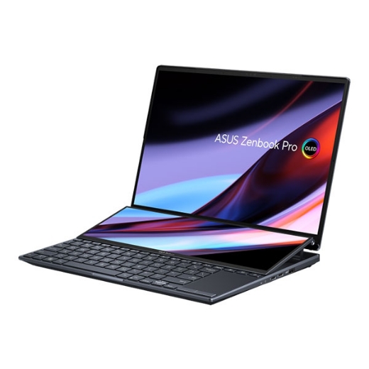 Laptop Asus Zenbook Pro 14 Duo OLED UX8402ZE-M3044W (Core i7 12700H/ 16GB/ 1TB SSD/ Nvidia GeForce RTX 3050Ti 4Gb GDDR6/ 14.5inch/ Windows 11 Home/ Black/ Vỏ nhôm)