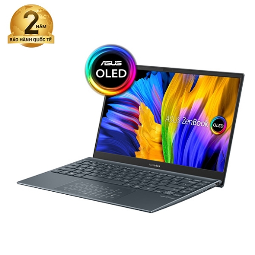 Laptop Asus Zenbook UX325EA KG656W OLED (i5-1135G7/ 8GB/ 512Gb SSD/ 13.3FHD OLED/ VGA ON/ Win11/ PINE Grey/ Túi Sleeve/ NumPad/ U-Lan/ U-Audio)