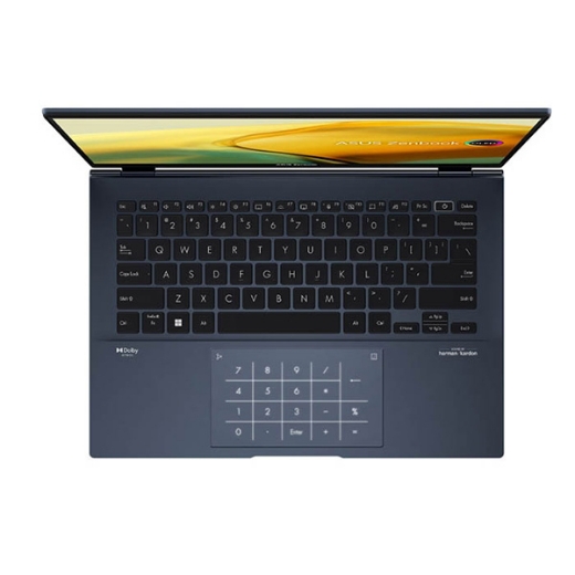 Laptop Asus Zenbook UX3402ZA-KM219W (i5-1240P/ 16GB/ 512Gb SSD/ 14.0 OLED 2.8K/ VGA ON/ Win11/ Blue/ Túi Sleeve/ NumPad/ /USB-A to RJ45)