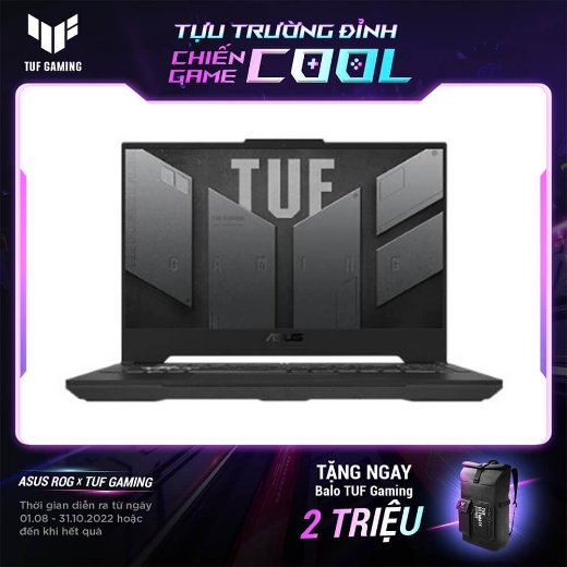 Laptop Asus TUF Gaming FA507RM HN018W (R7 6800H/ 8GB/ 512GB SSD/ 15.6FHD-144Hz/ RTX3060 6GB/ Win11/ Grey/ RGB_KB)