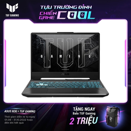 Laptop Asus TUF Gaming FX506HC-HN144W (I5 11400H/ 8GB/ 512GB SSD/ 15.6FHD-144Hz/ RTX3050 4GB/ Win11/ Black/ RGB_KB)